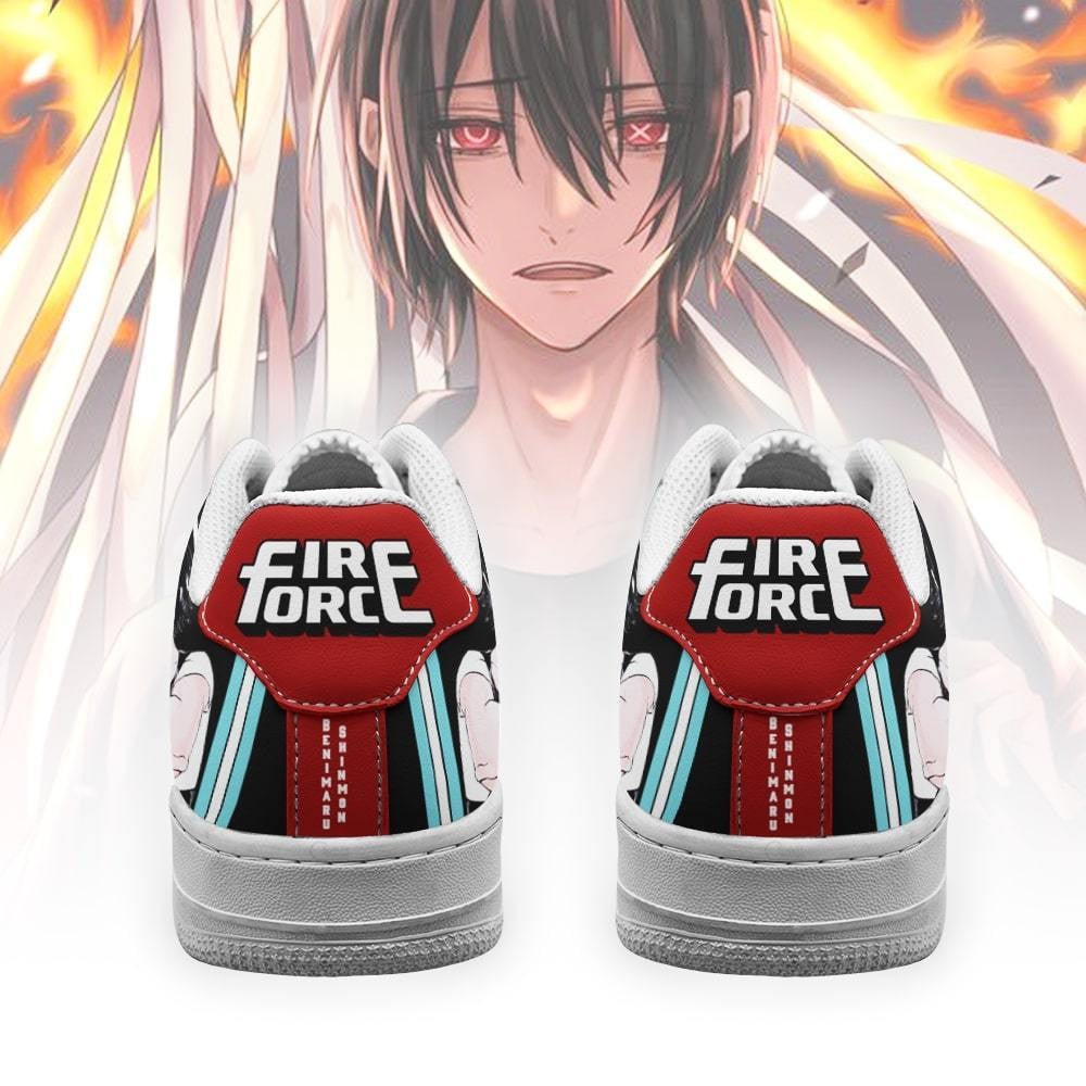 Baskets Anime Benimaru Shinmon en Cuir Chaussures Basses Unisexes Anime Manga