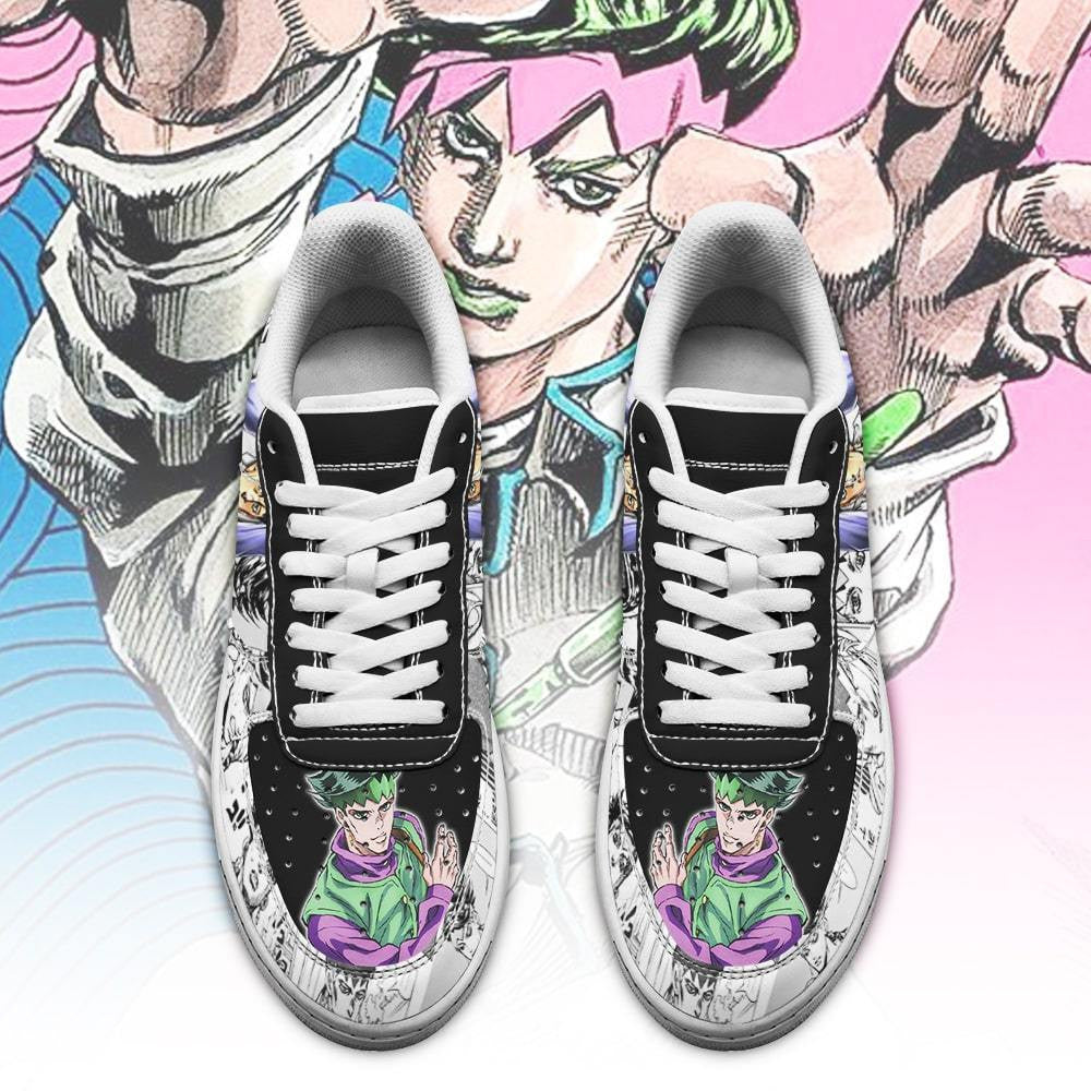 Baskets Anime Rohan Kishibe en Cuir Chaussures Basses Unisexes Anime Manga