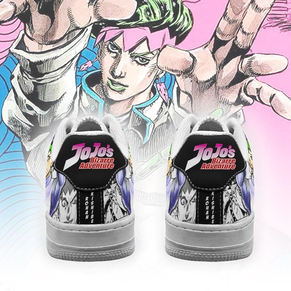 Baskets Anime Rohan Kishibe en Cuir Chaussures Basses Unisexes Anime Manga