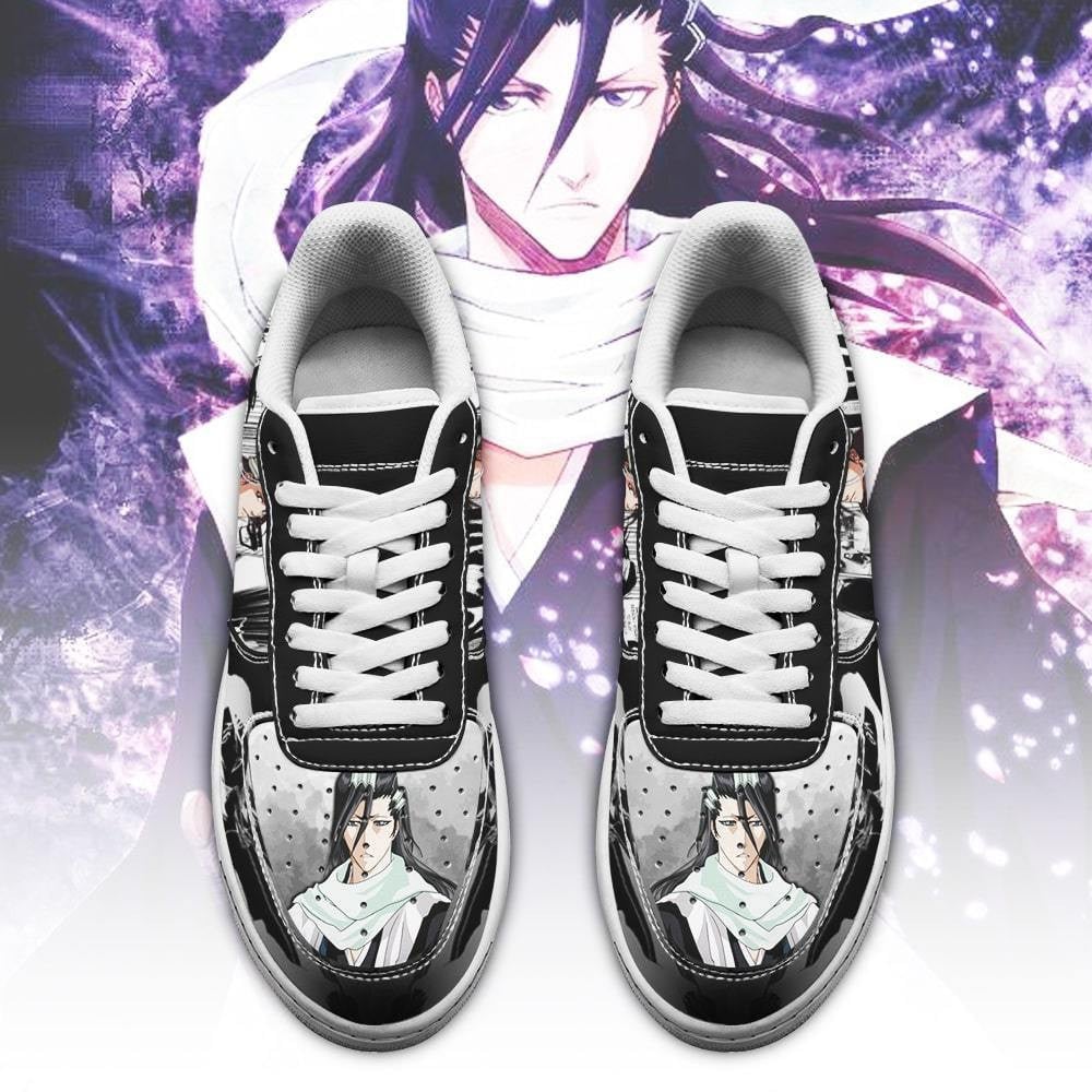Baskets Anime Byakuya en Cuir Chaussures Basses Unisexes Anime Manga