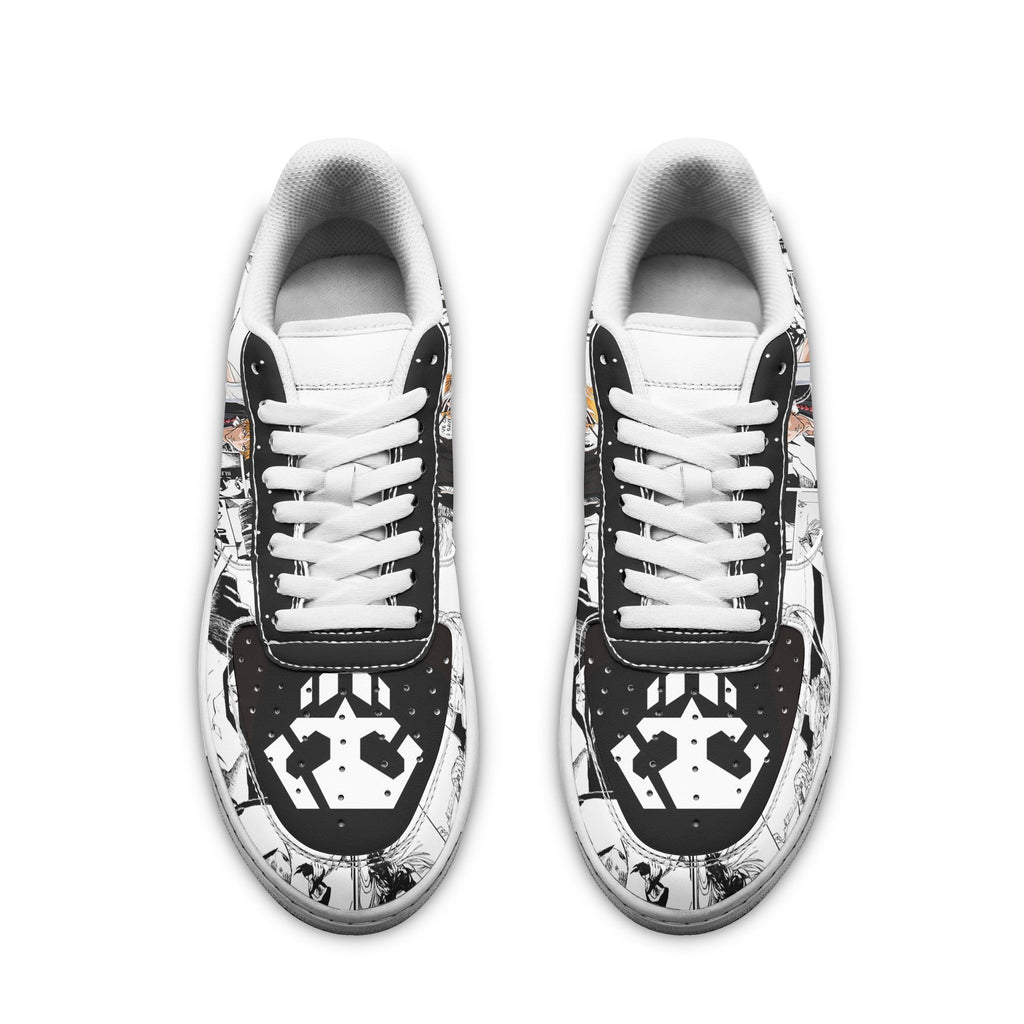Baskets Anime Ichigo Hollow en Cuir Chaussures Basses Unisexes Anime Manga