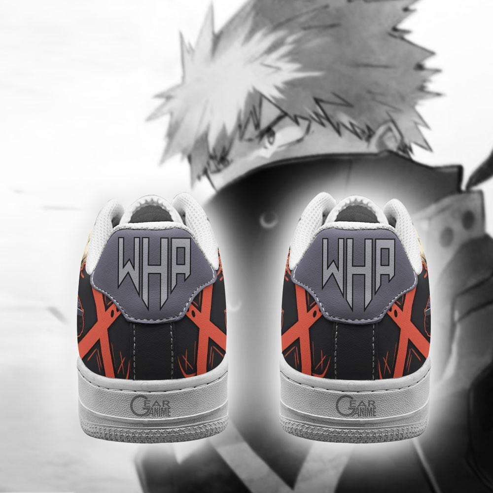 Baskets Anime Musketeer Katsuki Bakugo en Cuir Chaussures Basses Unisexes Anime Manga