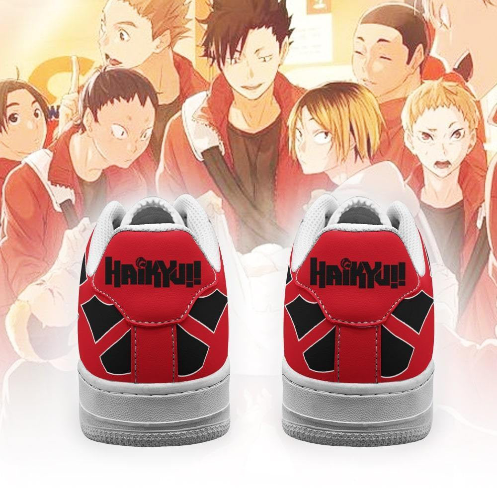 Baskets Anime Nekoma High en Cuir Chaussures Basses Unisexes Anime Manga