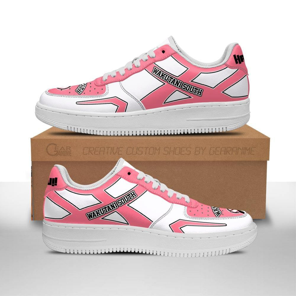 Baskets Anime Wakutani South High en Cuir Chaussures Basses Unisexes Anime Manga