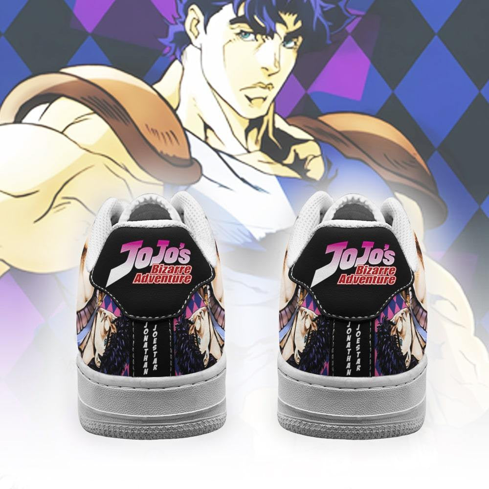 Baskets Anime Jonathan Joestar en Cuir Chaussures Basses Unisexes Anime Manga