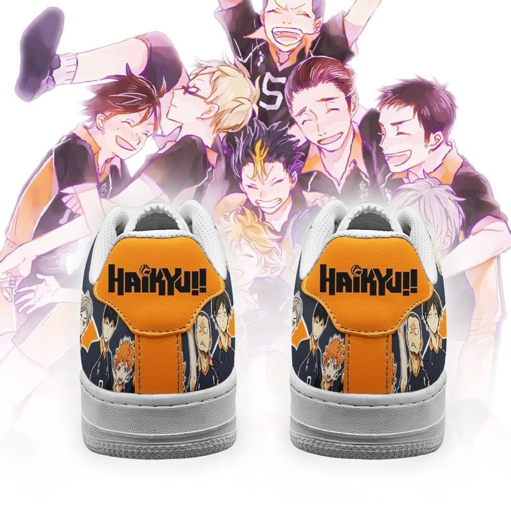 Baskets Anime Karasuno en Cuir Chaussures Basses Unisexes Anime Manga