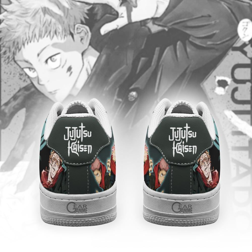 Baskets Anime Itadori Yuuji en Cuir Chaussures Basses Unisexes Anime Manga