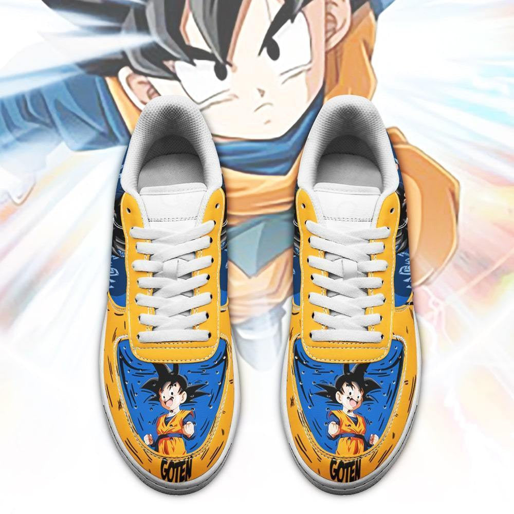 Baskets Anime Goten en Cuir Chaussures Basses Unisexes Anime Manga