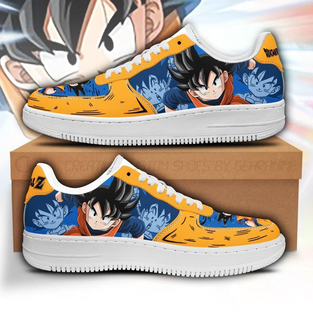Baskets Anime Goten en Cuir Chaussures Basses Unisexes Anime Manga