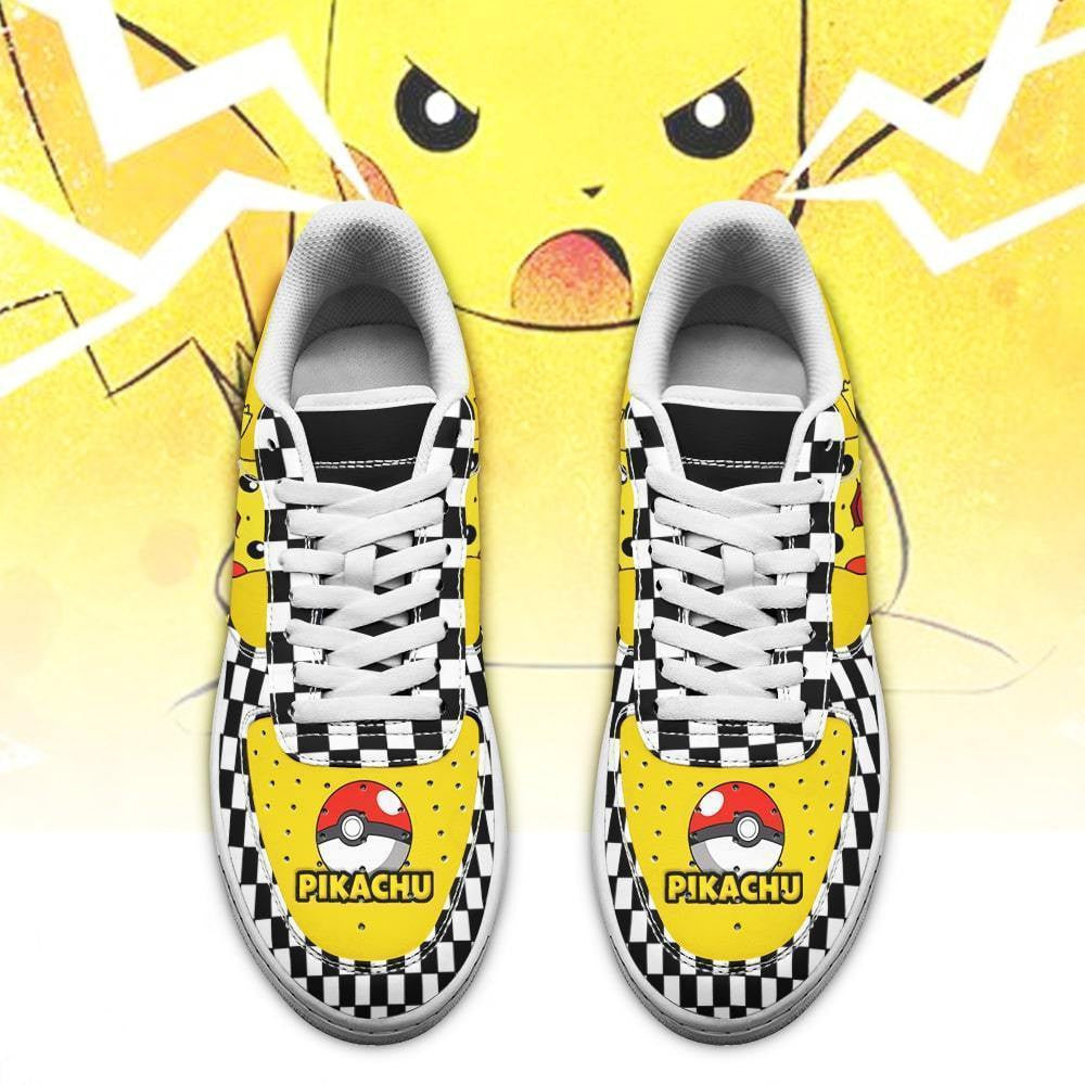 Baskets Anime Pikachu en Cuir Chaussures Basses Unisexes Anime Manga