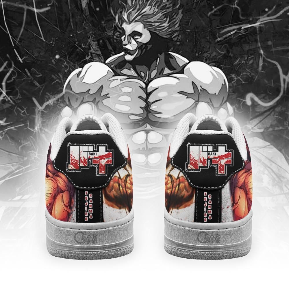 Baskets Anime Yujiro Hanma en Cuir Chaussures Basses Unisexes Anime Manga