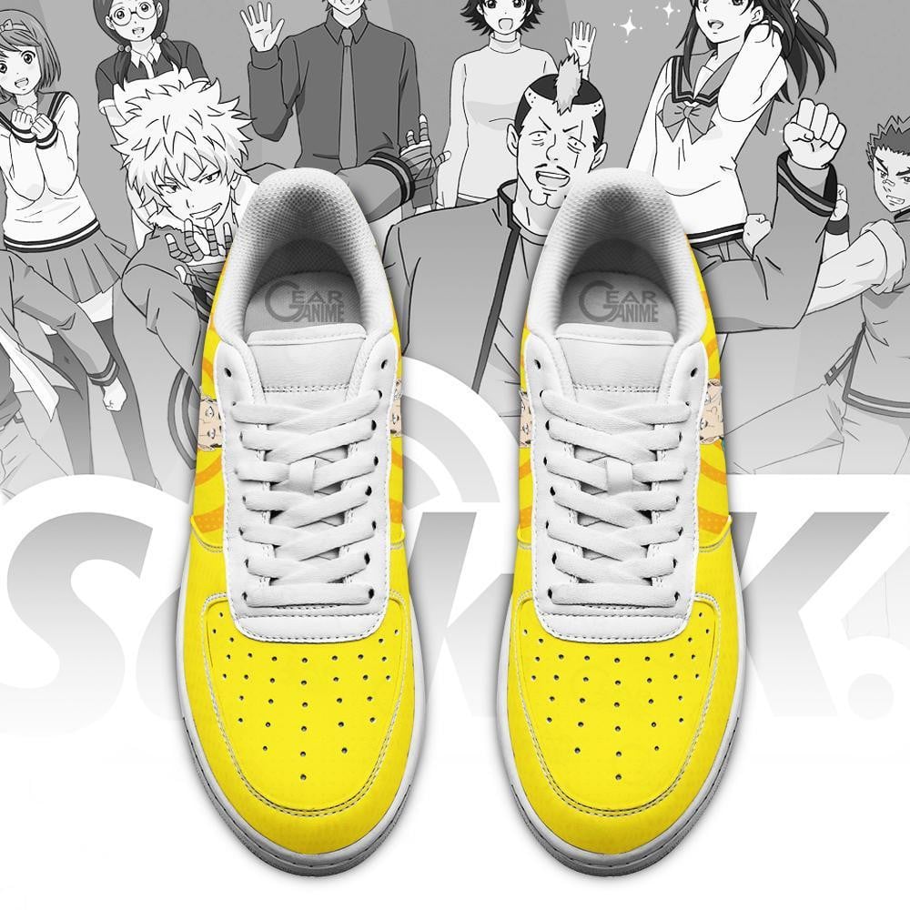 Baskets Anime Riki Nendo Saiki K en Cuir Chaussures Basses Unisexes Anime Manga