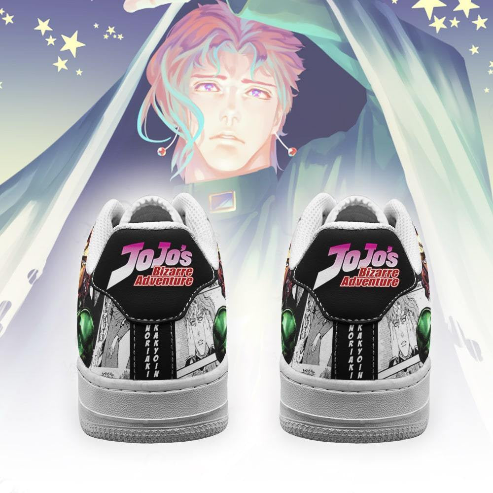 Baskets Anime Noriaki Kakyoin en Cuir Chaussures Basses Unisexes Anime Manga