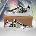 Baskets Anime Noriaki Kakyoin en Cuir Chaussures Basses Unisexes Anime Manga