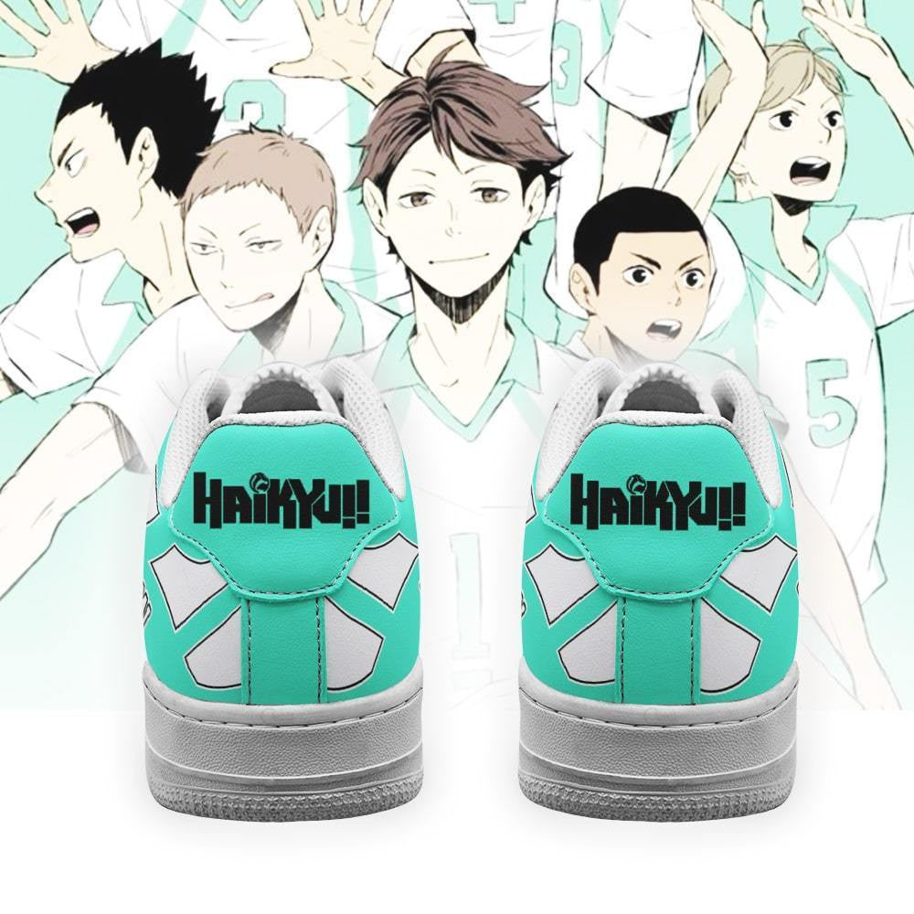 Baskets Anime Aobajohsai High en Cuir Chaussures Basses Unisexes Anime Manga