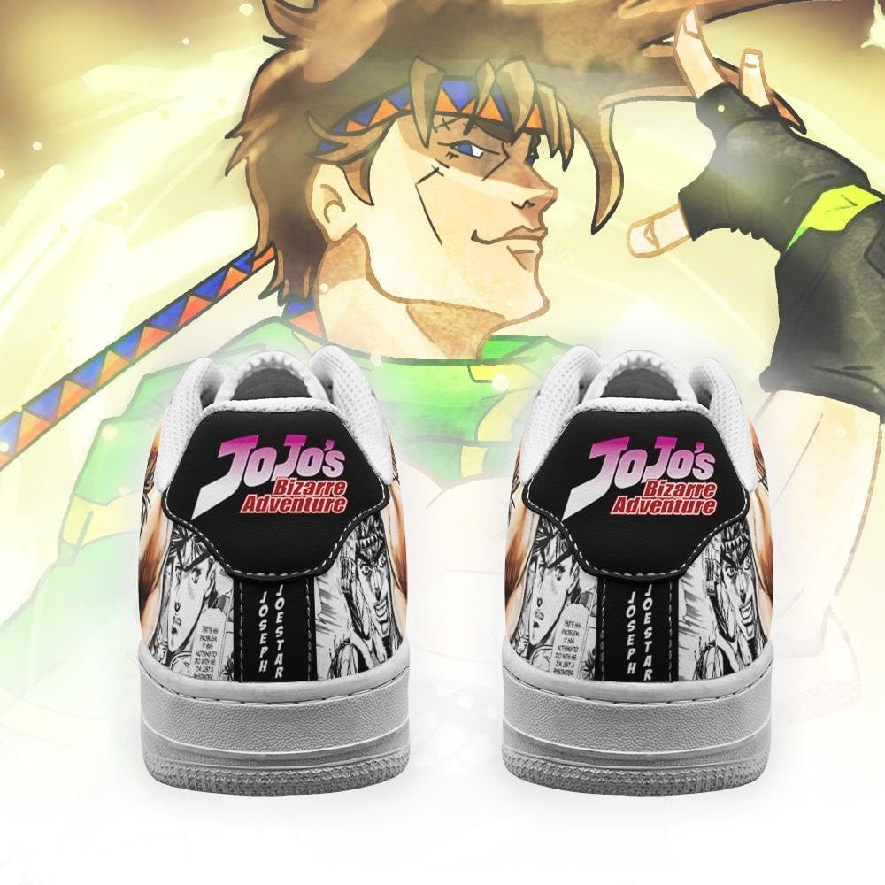 Baskets Anime Joseph Joestar en Cuir Chaussures Basses Unisexes Anime Manga