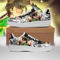 Baskets Anime Joseph Joestar en Cuir Chaussures Basses Unisexes Anime Manga