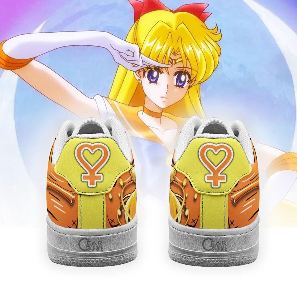 Baskets Anime Sailor Venus en Cuir Chaussures Basses Unisexes Anime Manga