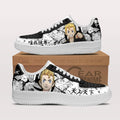 Baskets Anime Takemichi Hanagaki en Cuir Chaussures Basses Unisexes Anime Manga