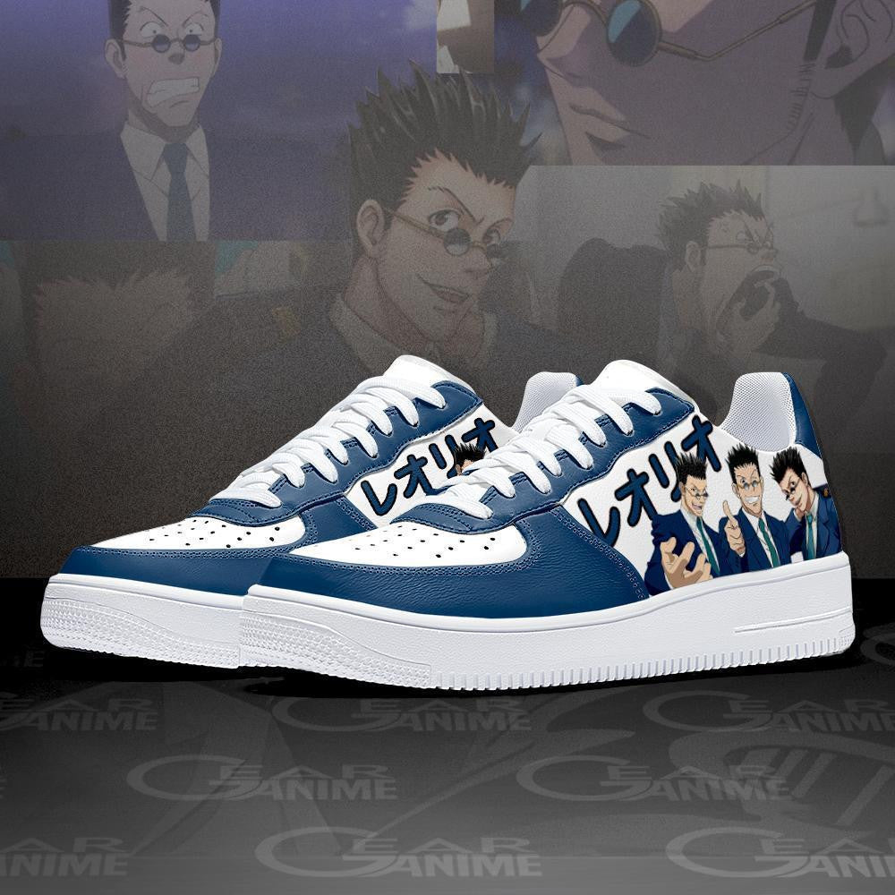 Baskets Anime Leorio en Cuir Chaussures Basses Unisexes Anime Manga