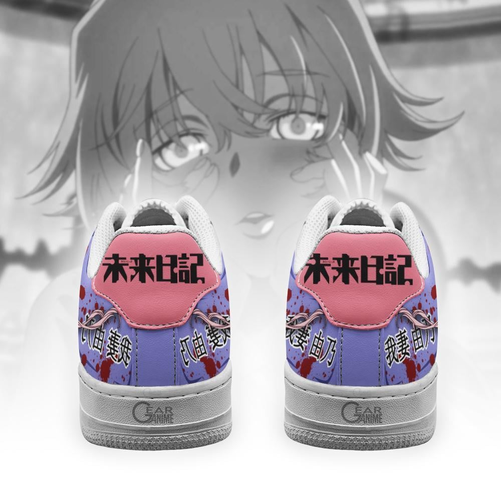 Baskets Anime Yuno Gasai en Cuir Chaussures Basses Unisexes Anime Manga