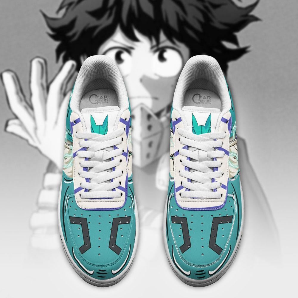 Baskets Anime Deku Delaware Smash en Cuir Chaussures Basses Unisexes Anime Manga