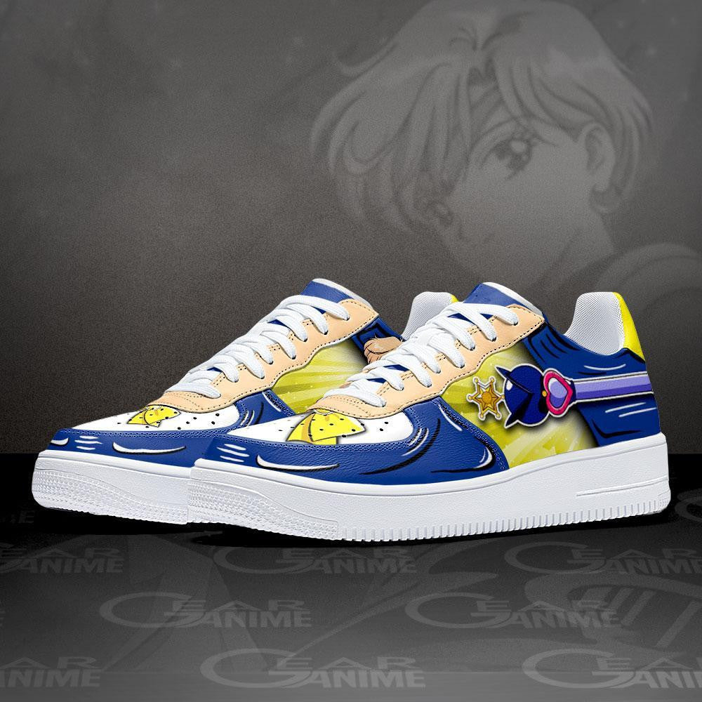 Baskets Anime Sailor Uranus en Cuir Chaussures Basses Unisexes Anime Manga