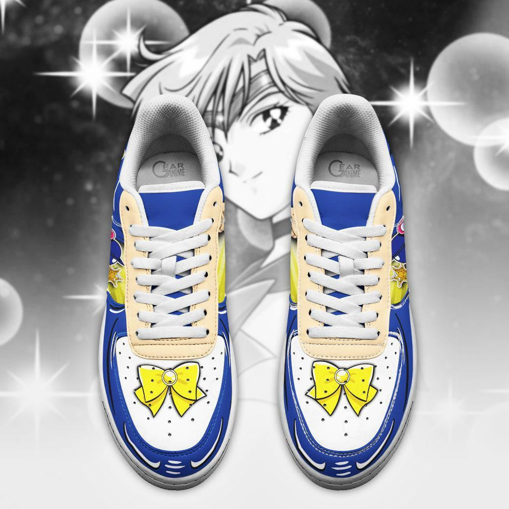 Baskets Anime Sailor Uranus en Cuir Chaussures Basses Unisexes Anime Manga