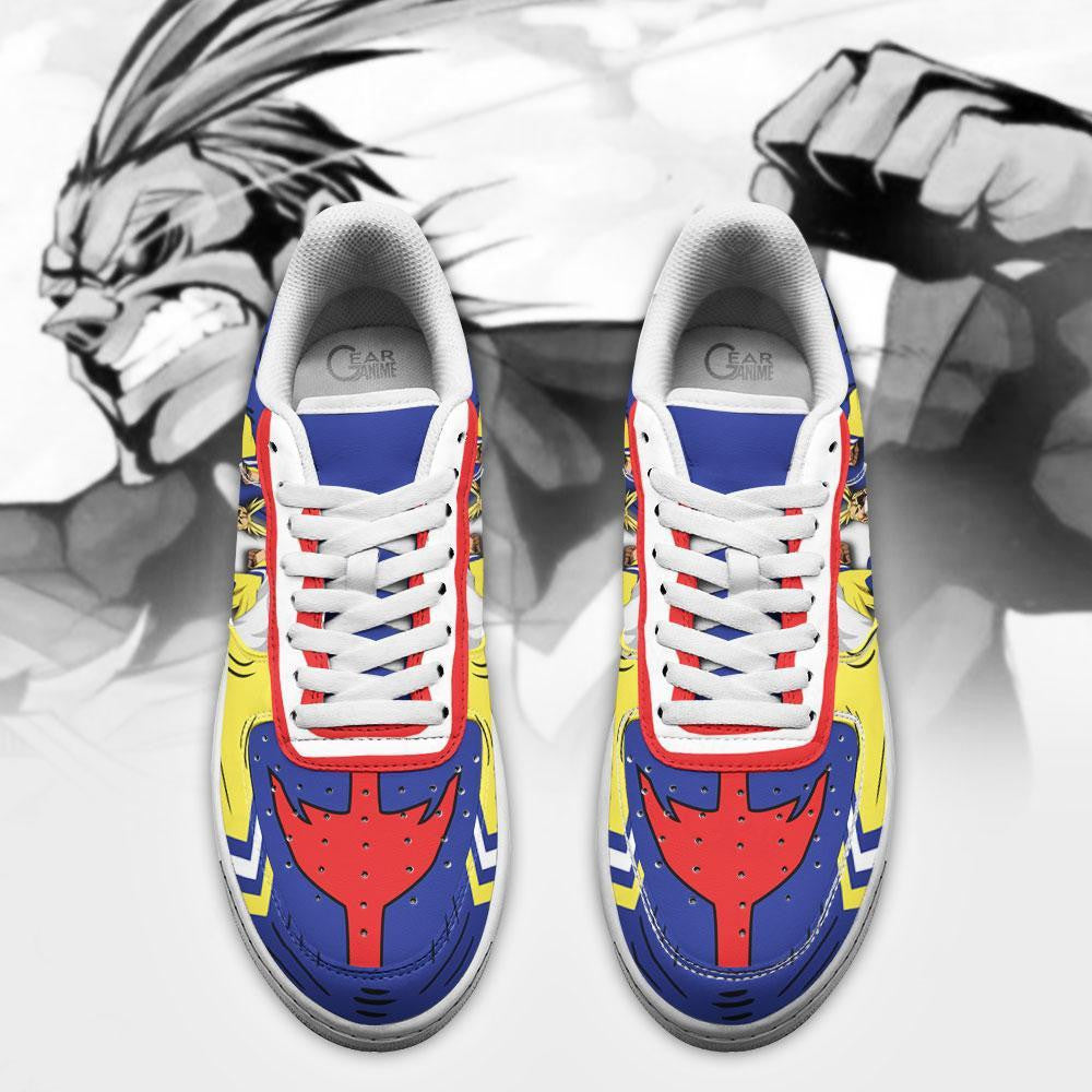 Baskets Anime All Might en Cuir Chaussures Basses Unisexes Anime Manga