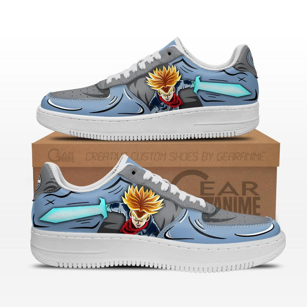 Baskets Anime Future Trunks en Cuir Chaussures Basses Unisexes Anime Manga