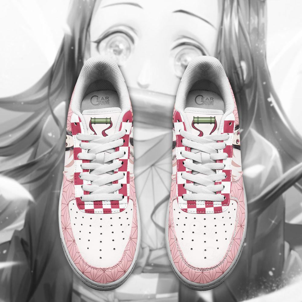 Baskets Anime Kamado Nezuko en Cuir Chaussures Basses Unisexes Demon Slayer