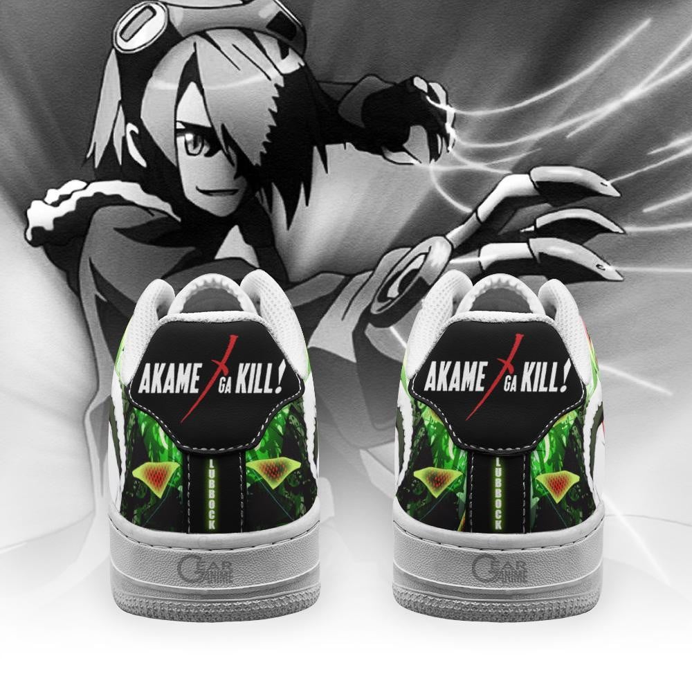 Baskets Anime Akame Ga Kill Lubbock en Cuir Chaussures Basses Unisexes Anime Manga