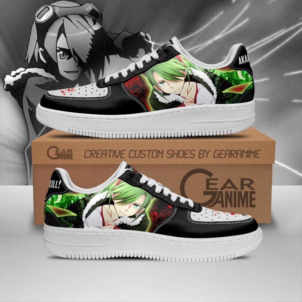 Baskets Anime Akame Ga Kill Lubbock en Cuir Chaussures Basses Unisexes Anime Manga