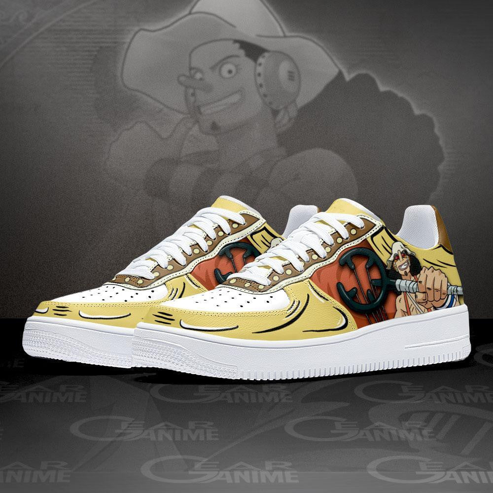 Baskets Anime Usopp en Cuir Chaussures Basses Unisexes Anime Manga