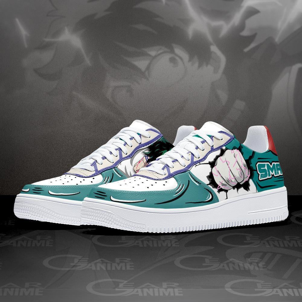 Baskets Anime Deku en Cuir Chaussures Basses Unisexes Anime Manga