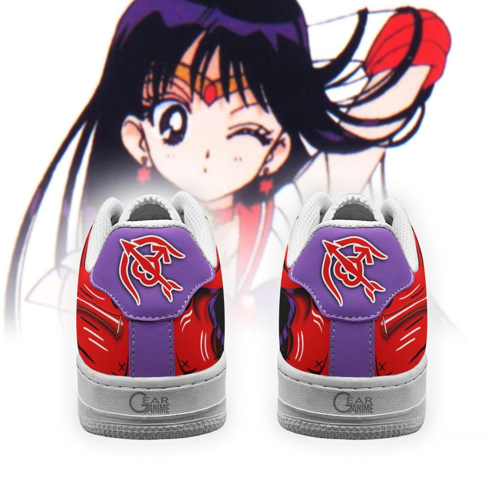 Baskets Anime Sailor Mars en Cuir Chaussures Basses Unisexes Anime Manga