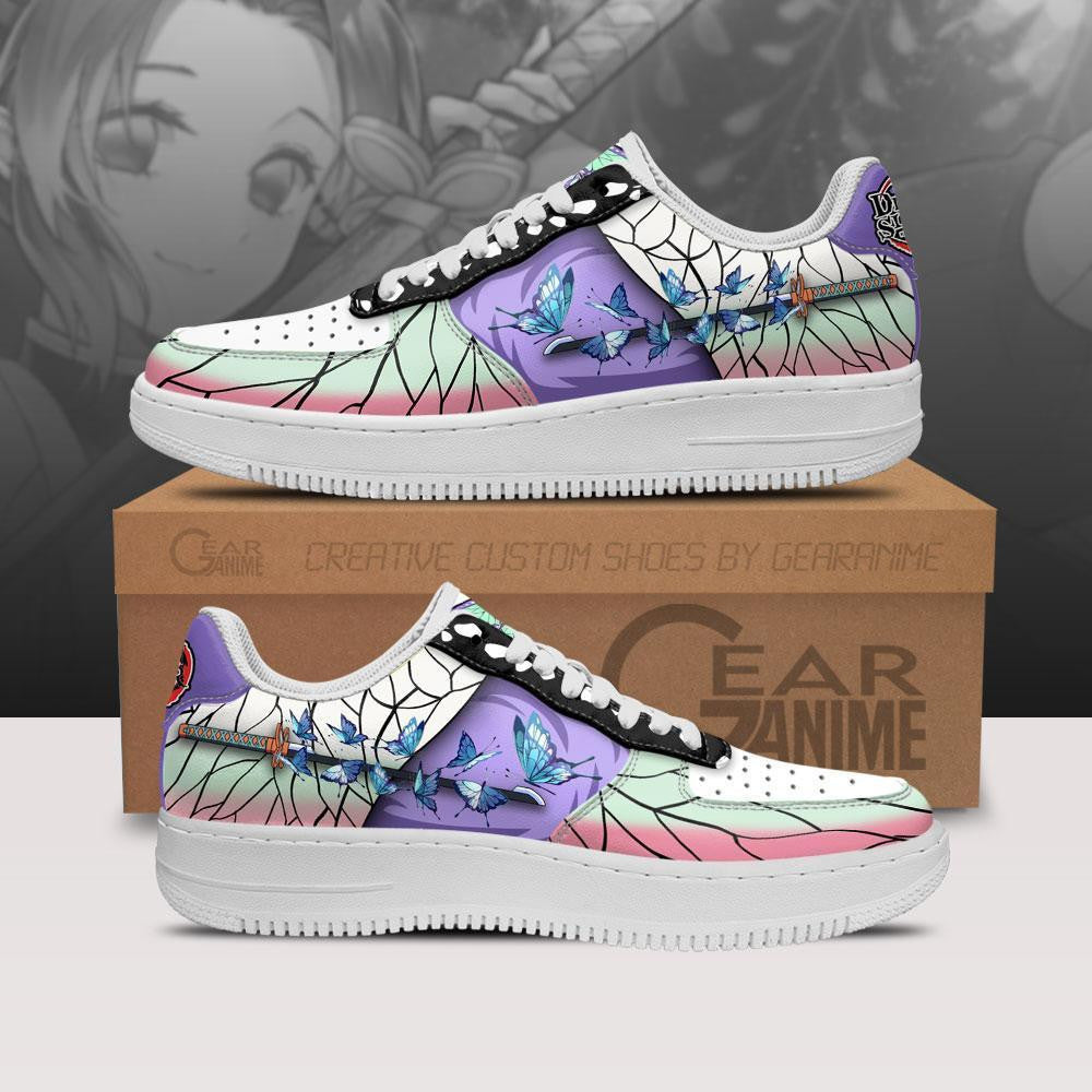 Baskets Anime Shinobu en Cuir Chaussures Basses Unisexes Anime Manga