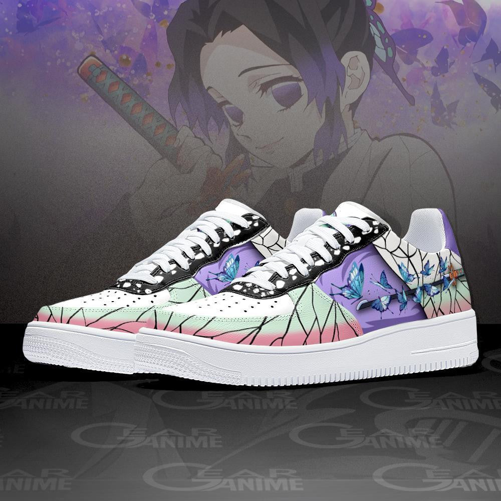 Baskets Anime Shinobu en Cuir Chaussures Basses Unisexes Anime Manga