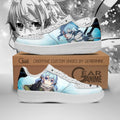 Baskets Anime Shino Asada en Cuir Chaussures Basses Unisexes Anime Manga