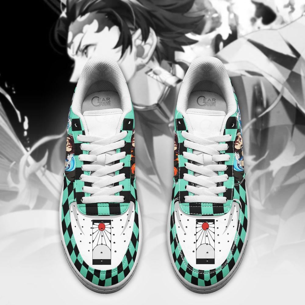 Baskets Anime Tanjro Breathing en Cuir Chaussures Basses Unisexes Anime Manga