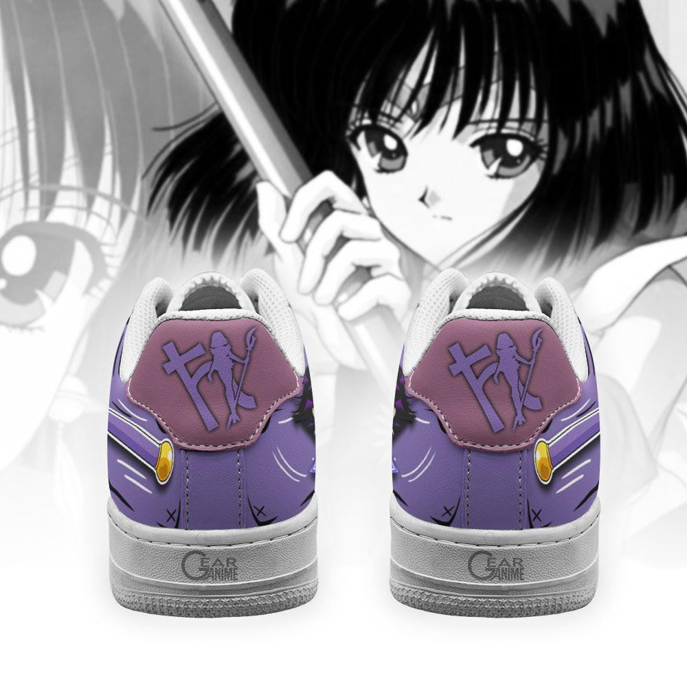 Baskets Anime Sailor Saturn en Cuir Chaussures Basses Unisexes Anime Manga