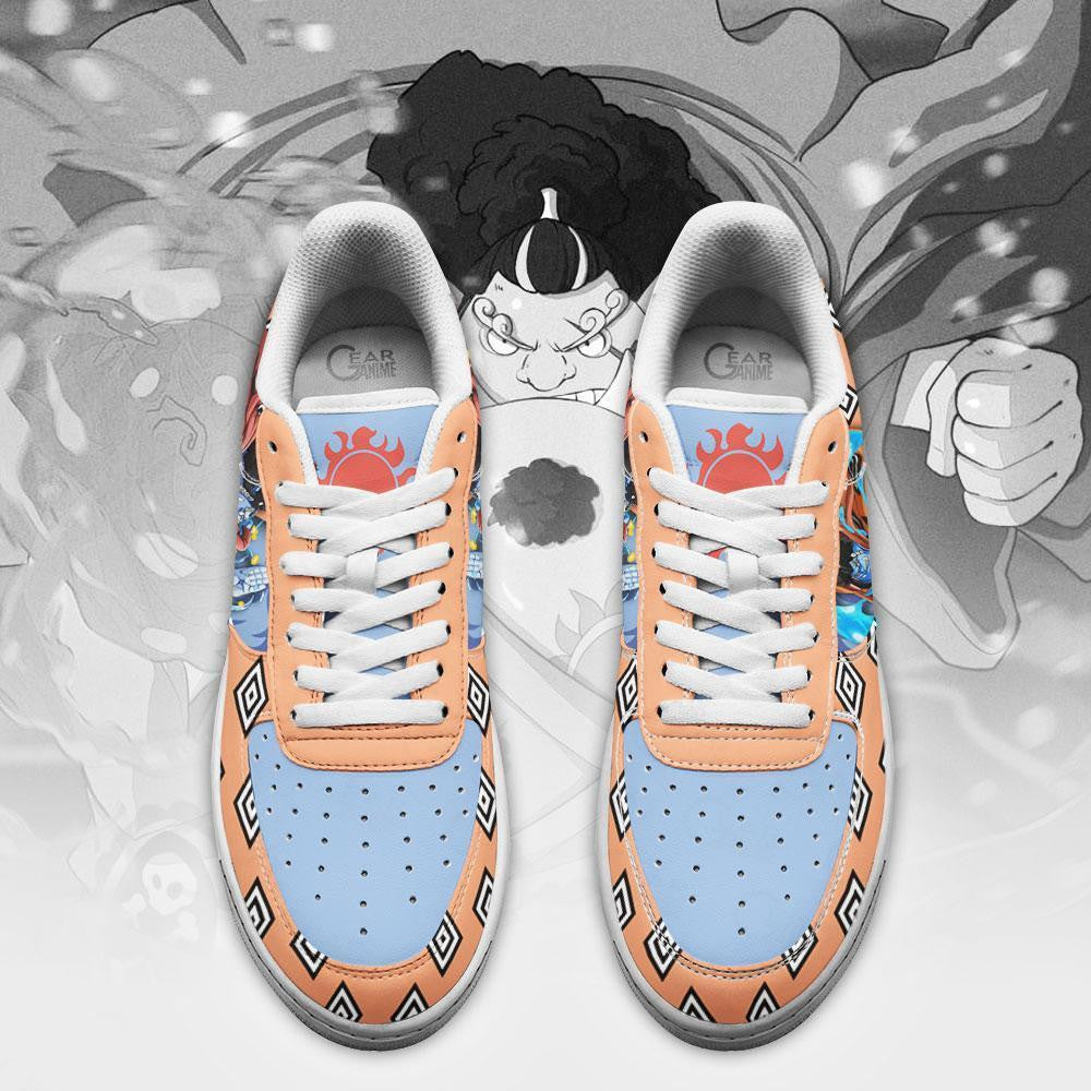 Baskets Anime Jinbei en Cuir Chaussures Basses Unisexes Anime Manga