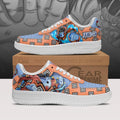 Baskets Anime Jinbei en Cuir Chaussures Basses Unisexes Anime Manga