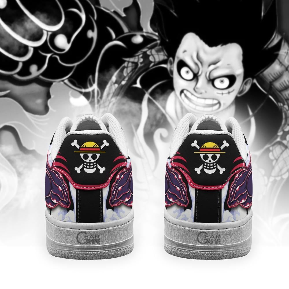 Baskets Anime Luffy Gear 4 en Cuir Chaussures Basses Unisexes One Piece