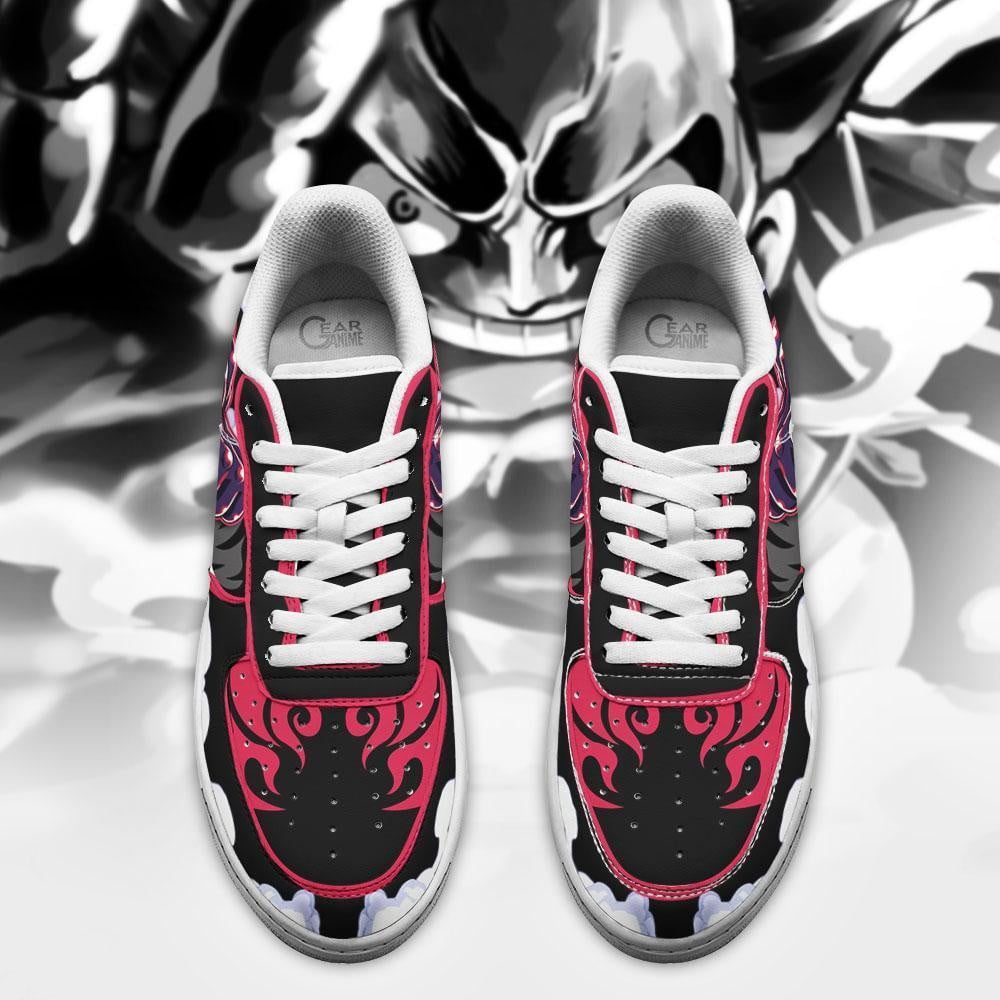 Baskets Anime Luffy Gear 4 en Cuir Chaussures Basses Unisexes One Piece