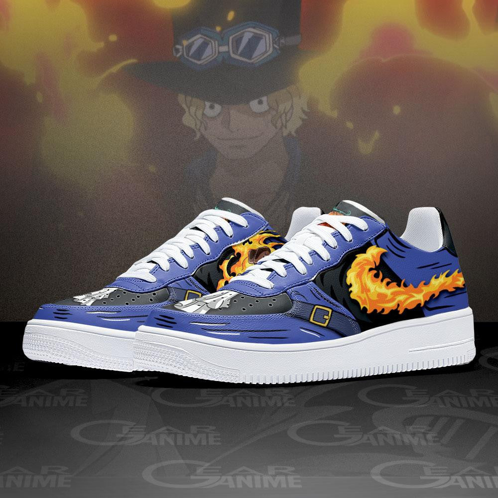 Baskets Anime Sabo en Cuir Chaussures Basses Unisexes Anime Manga