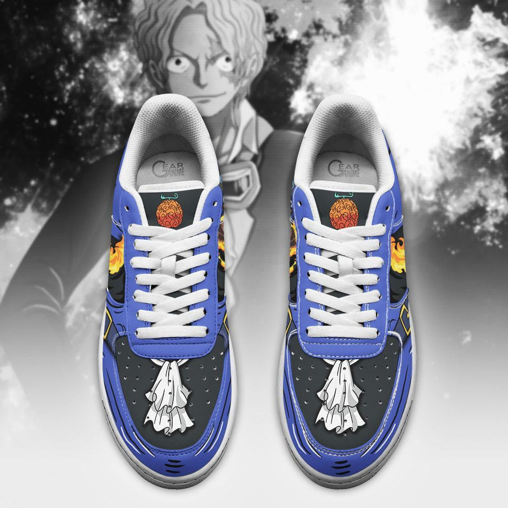 Baskets Anime Sabo en Cuir Chaussures Basses Unisexes Anime Manga