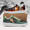 Baskets Anime Zoro and Sanji en Cuir Chaussures Basses Unisexes One Piece