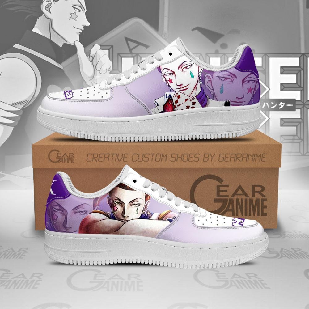 Baskets Anime Hisoka en Cuir Chaussures Basses Unisexes Anime Manga
