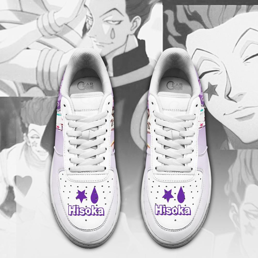 Baskets Anime Hisoka en Cuir Chaussures Basses Unisexes Anime Manga
